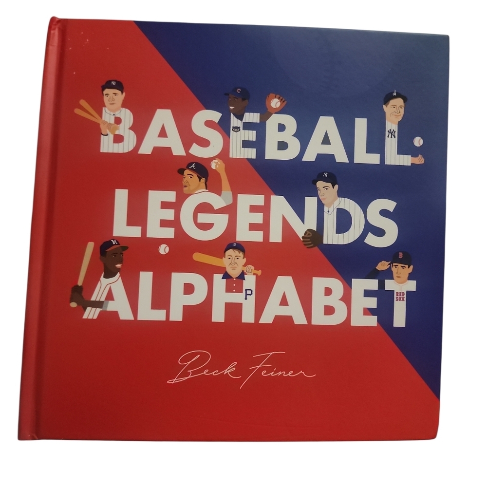 Baseball Legends Alphabet Book New Without Tags